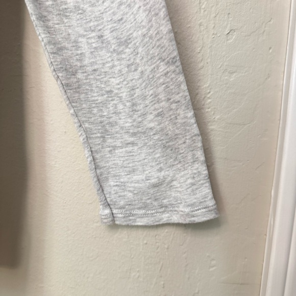 PETITE BATEAU Button Front 3/4 Sleeve Tee V-Neck Top 100% Cotton Light Gray 18Y - Picture 5 of 14